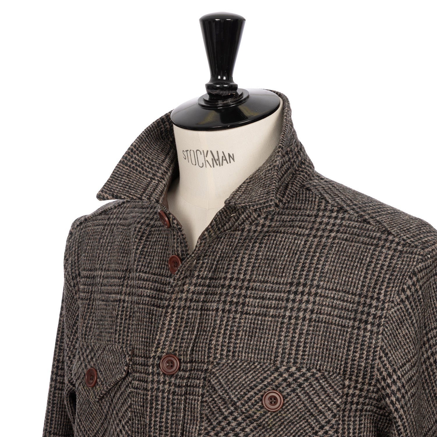 Fox Brother's x MJ: Shirt Jacket "Fox Overshirt-Jacket" made of pure Wool - Origianl Fox Tweed